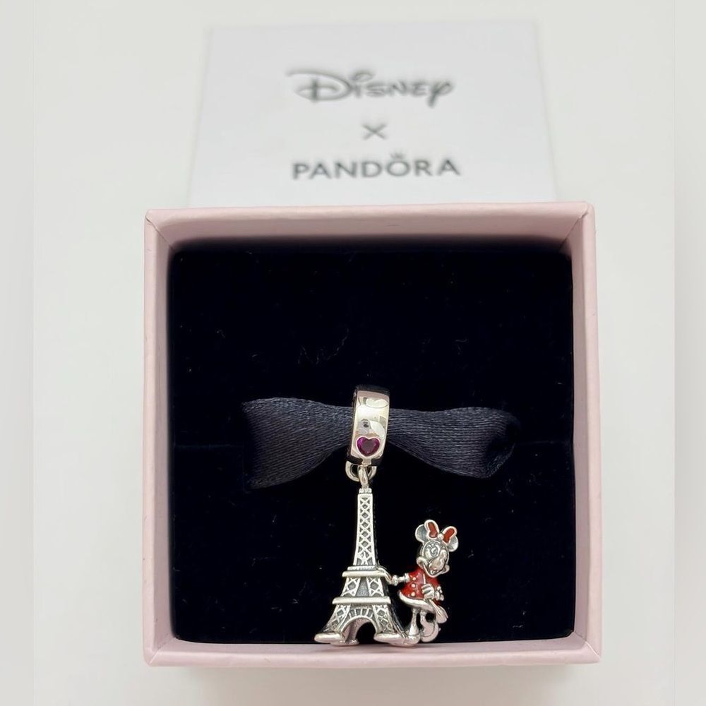 Pandora Disney Minnie Mouse Eiffel Tower Charm